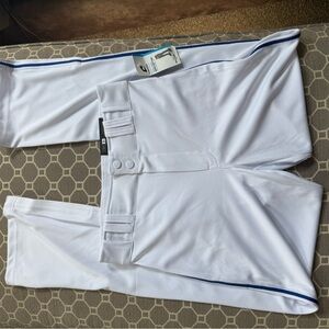 NWT Champro White and Blue Youth Baseball Pants
